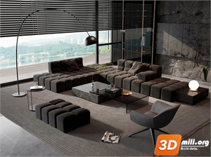Sofa Minotti Skp Files 